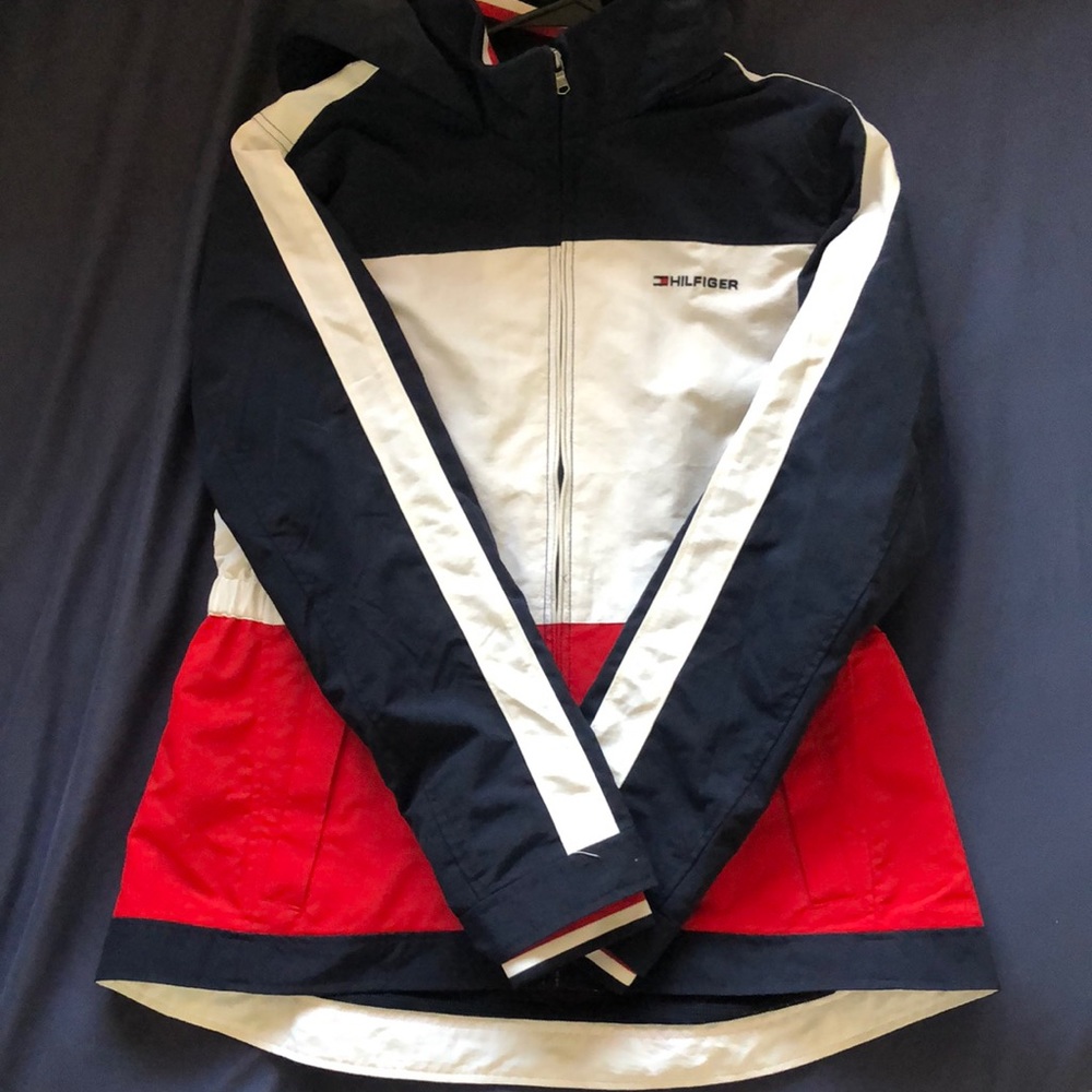 Tommy Hilfiger Women’s Colorblock Jacket, Size Large